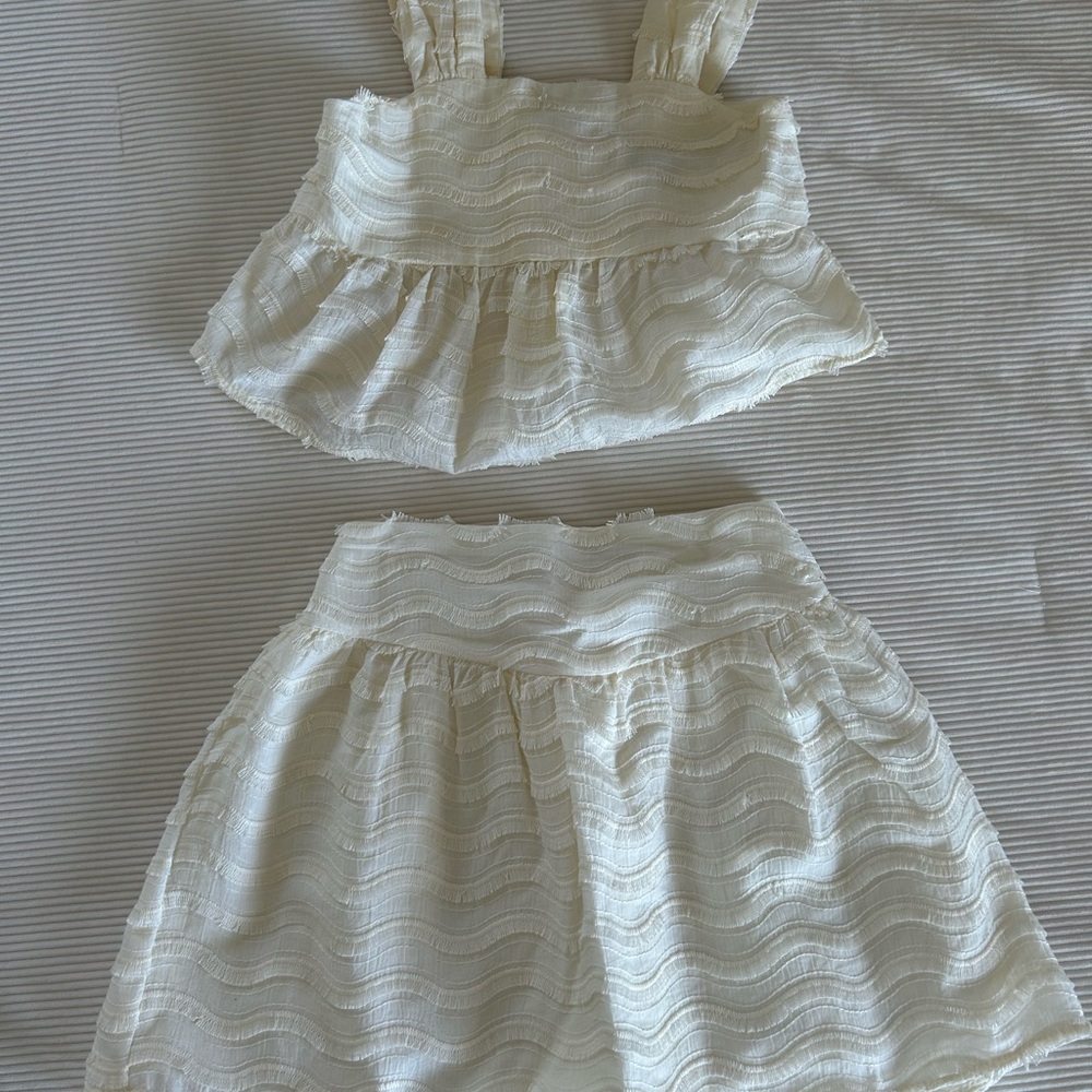 Zara Cream Two-Piece Set kids